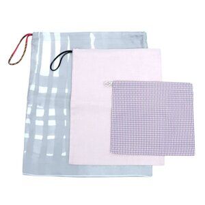 Hermes Petit H Petit Ash Drawstring Purse 3 Types Set Pouch Accessory